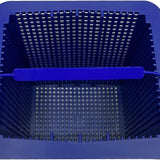 Maxbell Skimmer Basket Portable Reusable Cleaning Leaves Cleaning Tool Filter Basket Blue