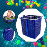 Maxbell Skimmer Basket Portable Reusable Cleaning Leaves Cleaning Tool Filter Basket Blue