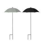Maxbell Plant Umbrella Sunblock Reusable with Ground Stake Sturdy for Outdoor Plants Argent