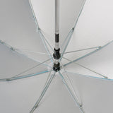 Maxbell Plant Umbrella Sunblock Reusable with Ground Stake Sturdy for Outdoor Plants Argent