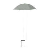 Maxbell Plant Umbrella Sunblock Reusable with Ground Stake Sturdy for Outdoor Plants Argent