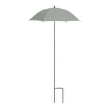 Maxbell Plant Umbrella Sunblock Reusable with Ground Stake Sturdy for Outdoor Plants Argent