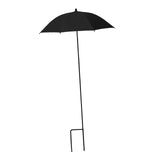 Maxbell Plant Umbrella Sunblock Reusable with Ground Stake Sturdy for Outdoor Plants Black