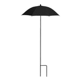 Maxbell Plant Umbrella Sunblock Reusable with Ground Stake Sturdy for Outdoor Plants Black