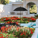 Maxbell Plant Umbrella Sunblock Reusable with Ground Stake Sturdy for Outdoor Plants Black