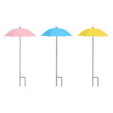 Maxbell Plant Umbrella Canopy Reusable Multifunctional Sturdy 20 inch Sun Protection Yellow