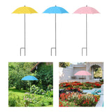 Maxbell Plant Umbrella Canopy Reusable Multifunctional Sturdy 20 inch Sun Protection Yellow