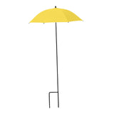 Maxbell Plant Umbrella Canopy Reusable Multifunctional Sturdy 20 inch Sun Protection Yellow