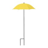 Maxbell Plant Umbrella Canopy Reusable Multifunctional Sturdy 20 inch Sun Protection Yellow