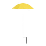Maxbell Plant Umbrella Canopy Reusable Multifunctional Sturdy 20 inch Sun Protection Yellow