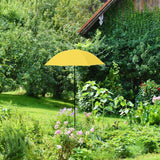 Maxbell Plant Umbrella Canopy Reusable Multifunctional Sturdy 20 inch Sun Protection Yellow