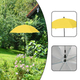 Maxbell Plant Umbrella Canopy Reusable Multifunctional Sturdy 20 inch Sun Protection Yellow