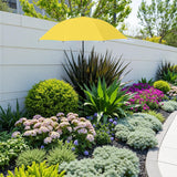 Maxbell Plant Umbrella Canopy Reusable Multifunctional Sturdy 20 inch Sun Protection Yellow