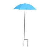 Maxbell Plant Umbrella Canopy Reusable Multifunctional Sturdy 20 inch Sun Protection Blue