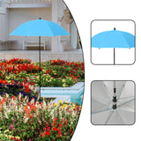 Maxbell Plant Umbrella Canopy Reusable Multifunctional Sturdy 20 inch Sun Protection Blue