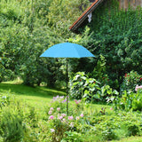 Maxbell Plant Umbrella Canopy Reusable Multifunctional Sturdy 20 inch Sun Protection Blue