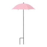 Maxbell Plant Umbrella Canopy Reusable Multifunctional Sturdy 20 inch Sun Protection Pink