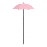Maxbell Plant Umbrella Canopy Reusable Multifunctional Sturdy 20 inch Sun Protection Pink