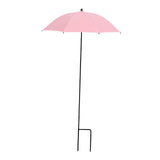 Maxbell Plant Umbrella Canopy Reusable Multifunctional Sturdy 20 inch Sun Protection Pink