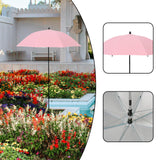 Maxbell Plant Umbrella Canopy Reusable Multifunctional Sturdy 20 inch Sun Protection Pink