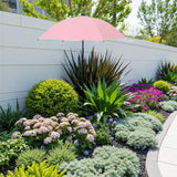 Maxbell Plant Umbrella Canopy Reusable Multifunctional Sturdy 20 inch Sun Protection Pink