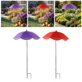 Maxbell Plant Sun Umbrella Flowers Sun Shade Cloth Block Sunlight for Bonsai Outdoor Purple