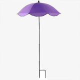Maxbell Plant Sun Umbrella Flowers Sun Shade Cloth Block Sunlight for Bonsai Outdoor Purple