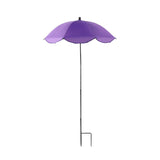 Maxbell Plant Sun Umbrella Flowers Sun Shade Cloth Block Sunlight for Bonsai Outdoor Purple