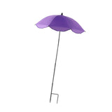 Maxbell Plant Sun Umbrella Flowers Sun Shade Cloth Block Sunlight for Bonsai Outdoor Purple