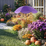 Maxbell Plant Sun Umbrella Flowers Sun Shade Cloth Block Sunlight for Bonsai Outdoor Purple