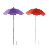 Maxbell Plant Sun Umbrella Flowers Sun Shade Cloth Block Sunlight for Bonsai Outdoor Purple