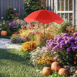 Maxbell Plant Sun Umbrella Flowers Sun Shade Cloth Block Sunlight for Bonsai Outdoor Red