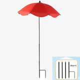 Maxbell Plant Sun Umbrella Flowers Sun Shade Cloth Block Sunlight for Bonsai Outdoor Red