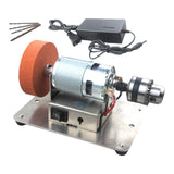 Maxbell Mini Belt Sander Low Noise Tool for Sharpening Metal Working DIY Woodworking