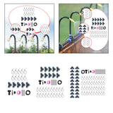 Maxbell Drip Irrigation System Flexible Adjustable for Garden Plants Greenhouse Yard 5m Set