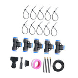 Maxbell Drip Irrigation System Flexible Adjustable for Garden Plants Greenhouse Yard 5m Set