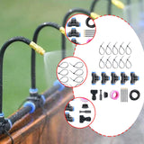 Maxbell Drip Irrigation System Flexible Adjustable for Garden Plants Greenhouse Yard 5m Set