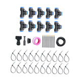 Maxbell Drip Irrigation System Flexible Adjustable for Garden Plants Greenhouse Yard 10m Set