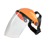 Maxbell Full Face Shield Reusable Face Mask for Grinding Construction Weeds Whacking Clear