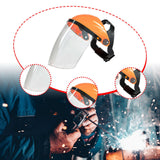 Maxbell Full Face Shield Reusable Face Mask for Grinding Construction Weeds Whacking Clear