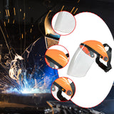 Maxbell Full Face Shield Reusable Face Mask for Grinding Construction Weeds Whacking Clear