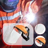 Maxbell Full Face Shield Reusable Face Mask for Grinding Construction Weeds Whacking Clear