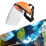 Maxbell Full Face Shield Reusable Face Mask for Grinding Construction Weeds Whacking Clear