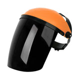 Maxbell Full Face Shield Reusable Face Mask for Grinding Construction Weeds Whacking Black