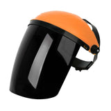 Maxbell Full Face Shield Reusable Face Mask for Grinding Construction Weeds Whacking Black