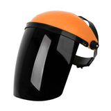 Maxbell Full Face Shield Reusable Face Mask for Grinding Construction Weeds Whacking Black