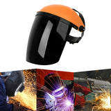 Maxbell Full Face Shield Reusable Face Mask for Grinding Construction Weeds Whacking Black