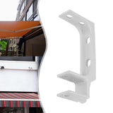 Maxbell Retractable Awning Bracket Hardware Repair Parts for Canopies Garden Outside White