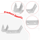 Maxbell Retractable Awning Bracket Hardware Repair Parts for Canopies Garden Outside White