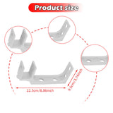 Maxbell Retractable Awning Bracket Hardware Repair Parts for Canopies Garden Outside White